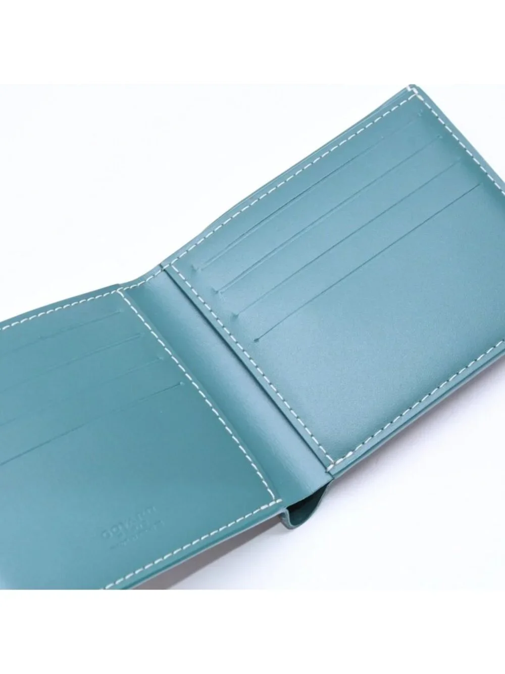 Goyard Victoire Wallet Leather Green